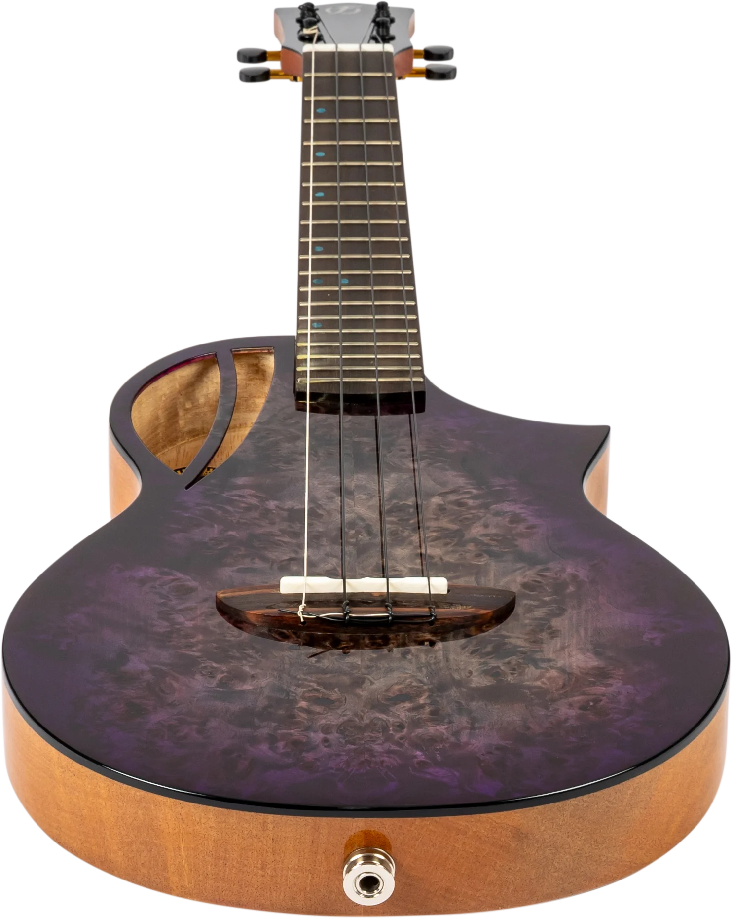Aviator Galaxy Tenor Ukulele Galaxy Purple Burst CE